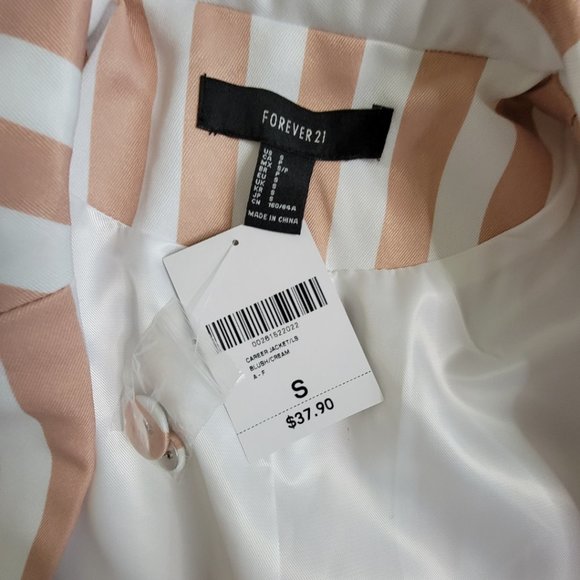 Forever 21- Blush/Cream Double Breasted Blazer - Picture 6 of 6